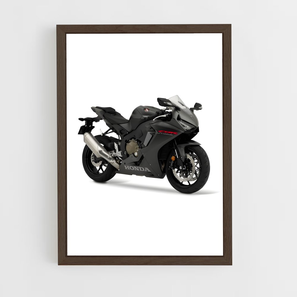 Poster incroyable Cbrrr-r fireblade – affiche Honda Moto (vue 5)
